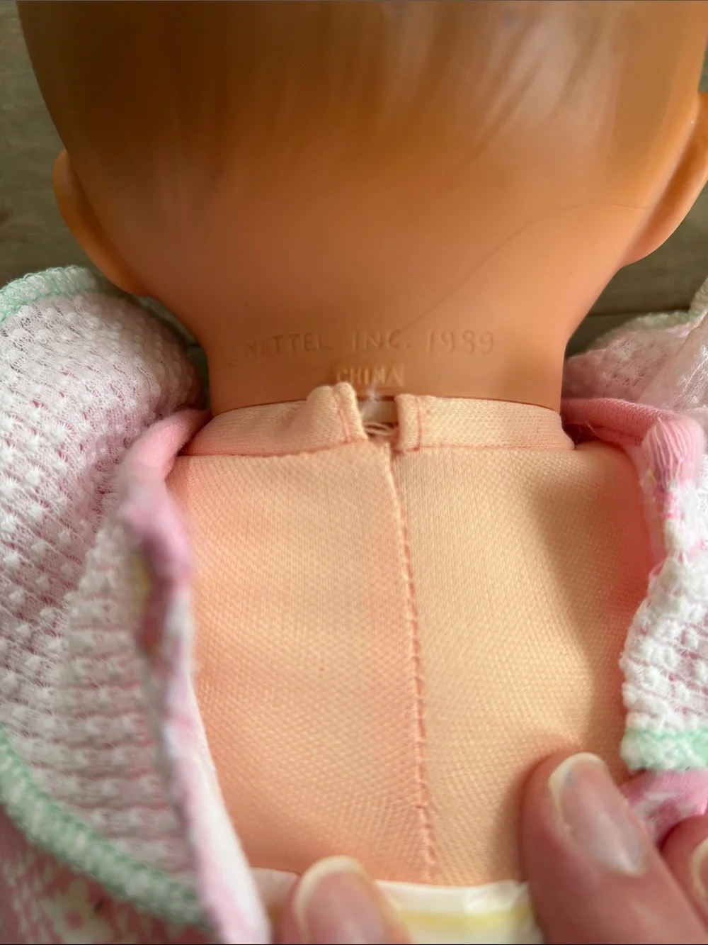 Vintage 1989 Mattel Magic Nursery baby doll